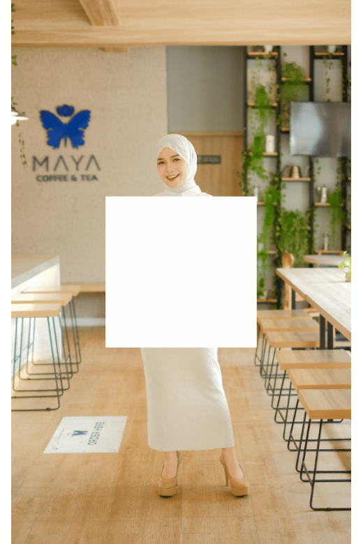 Kinaya Embrodery Top White - Blouse Atasan Wanita